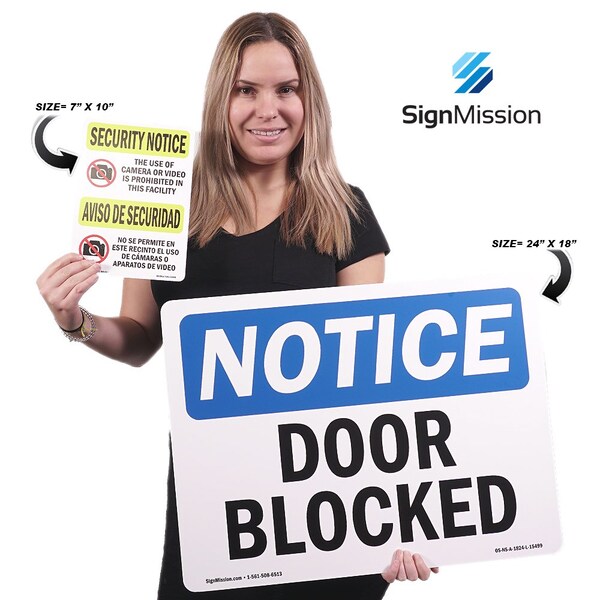 OSHA SAFETY FIRST Sign, Custom Text, 24in X 18in Aluminum, 24" W, 18" H, Custom Text